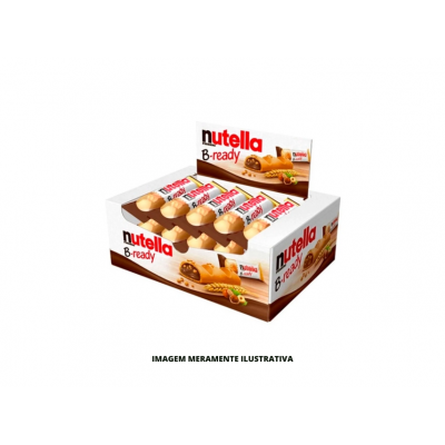 CHOCOLATE - NUTELLA - 22g B READY FERRERO AVELA - DP10